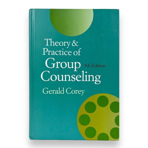 Theory & Practice of Group Counseling By Gerald Corey  Hardcover Psychology GOOD - Picture 2 of 13